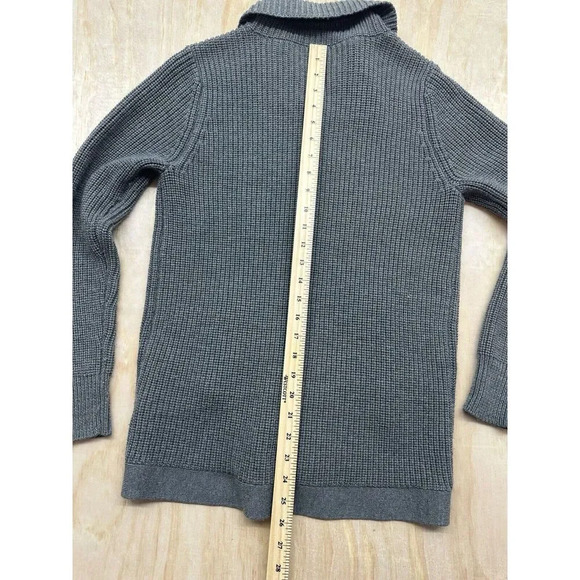 Eileen Fisher Women’s Petite M Green 100% Merino Wool Cardigan - Picture 5 of 6